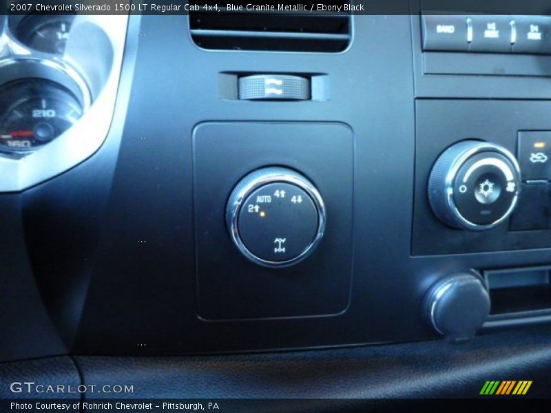 Blue Granite Metallic / Ebony Black 2007 Chevrolet Silverado 1500 LT Regular Cab 4x4