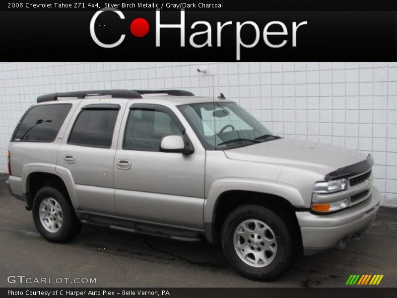 Silver Birch Metallic / Gray/Dark Charcoal 2006 Chevrolet Tahoe Z71 4x4