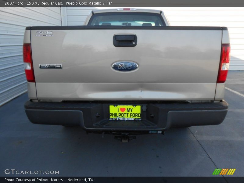 Pueblo Gold Metallic / Tan 2007 Ford F150 XL Regular Cab
