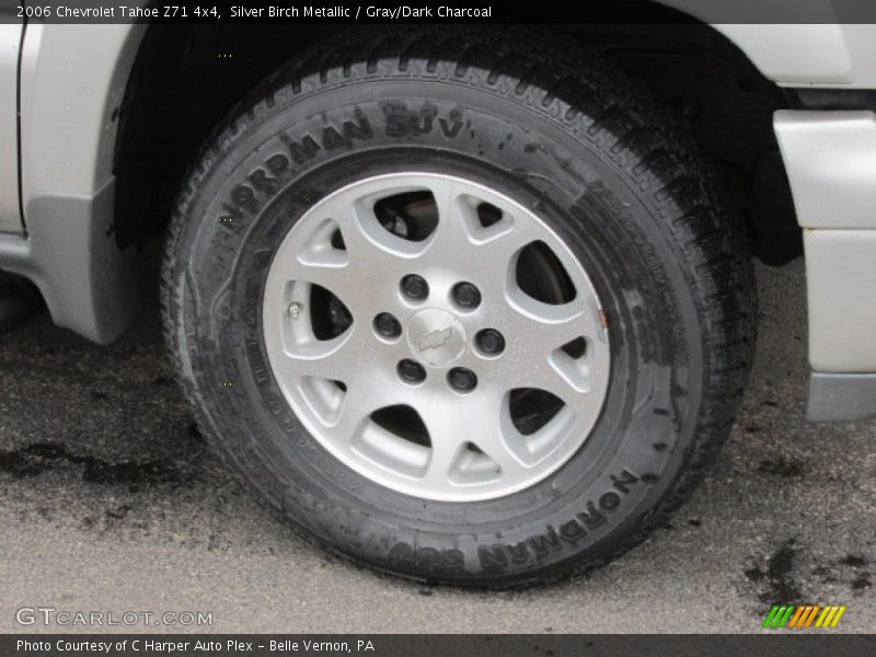 Silver Birch Metallic / Gray/Dark Charcoal 2006 Chevrolet Tahoe Z71 4x4
