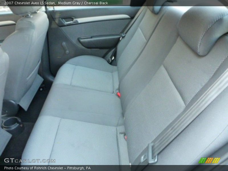 Medium Gray / Charcoal Black 2007 Chevrolet Aveo LS Sedan