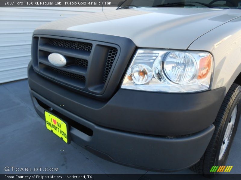 Pueblo Gold Metallic / Tan 2007 Ford F150 XL Regular Cab