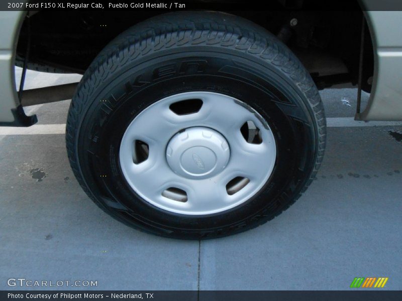 Pueblo Gold Metallic / Tan 2007 Ford F150 XL Regular Cab