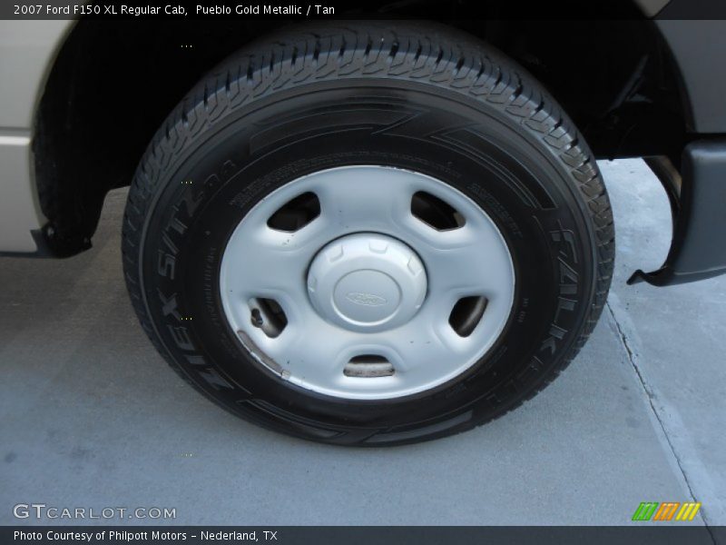 Pueblo Gold Metallic / Tan 2007 Ford F150 XL Regular Cab