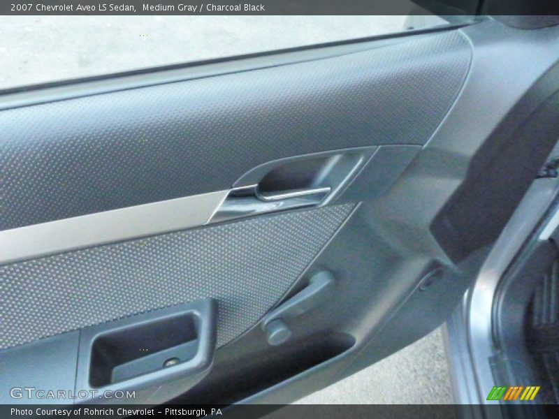 Medium Gray / Charcoal Black 2007 Chevrolet Aveo LS Sedan