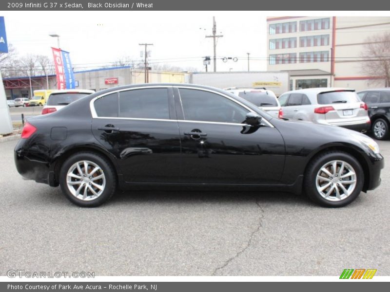 Black Obsidian / Wheat 2009 Infiniti G 37 x Sedan