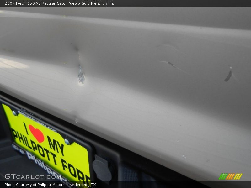 Pueblo Gold Metallic / Tan 2007 Ford F150 XL Regular Cab