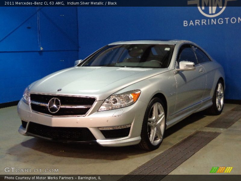 Iridium Silver Metallic / Black 2011 Mercedes-Benz CL 63 AMG