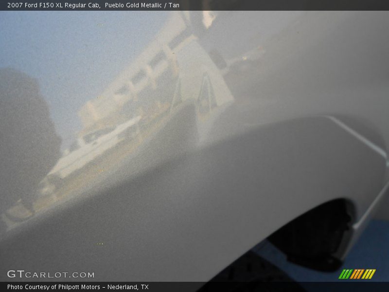 Pueblo Gold Metallic / Tan 2007 Ford F150 XL Regular Cab