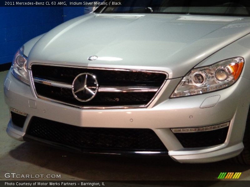 Iridium Silver Metallic / Black 2011 Mercedes-Benz CL 63 AMG