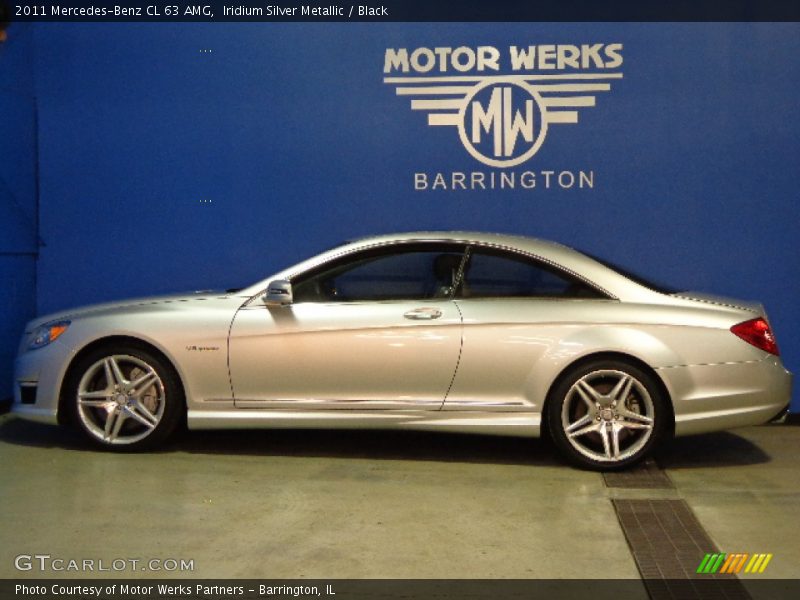 Iridium Silver Metallic / Black 2011 Mercedes-Benz CL 63 AMG
