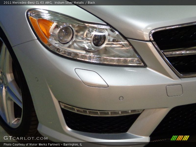 Iridium Silver Metallic / Black 2011 Mercedes-Benz CL 63 AMG