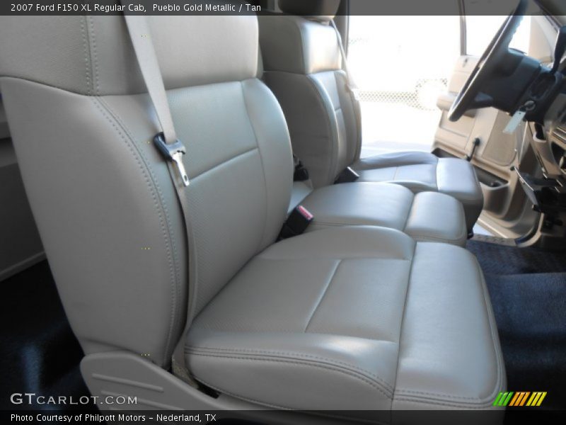 Pueblo Gold Metallic / Tan 2007 Ford F150 XL Regular Cab