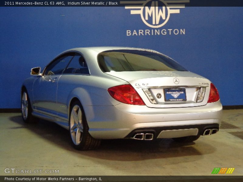 Iridium Silver Metallic / Black 2011 Mercedes-Benz CL 63 AMG