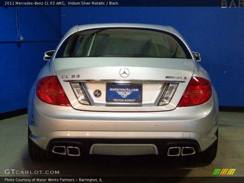 Iridium Silver Metallic / Black 2011 Mercedes-Benz CL 63 AMG