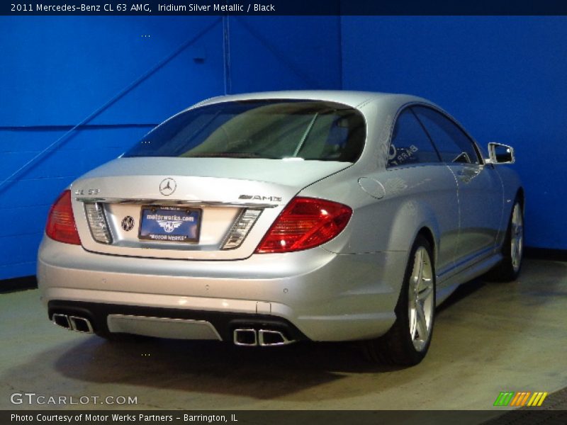 Iridium Silver Metallic / Black 2011 Mercedes-Benz CL 63 AMG