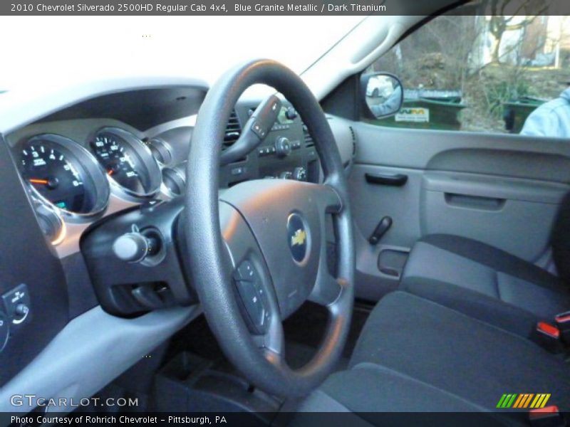Blue Granite Metallic / Dark Titanium 2010 Chevrolet Silverado 2500HD Regular Cab 4x4