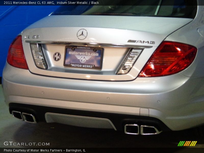 Iridium Silver Metallic / Black 2011 Mercedes-Benz CL 63 AMG