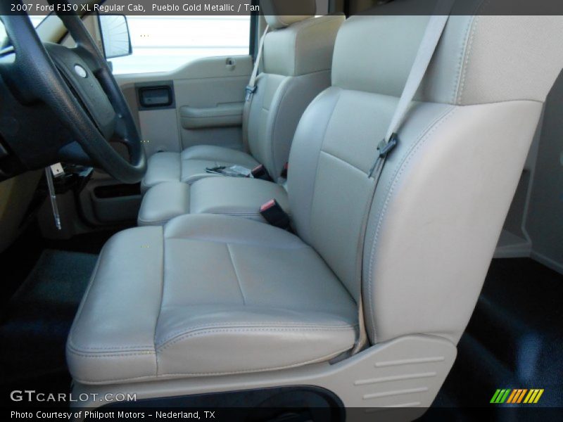 Pueblo Gold Metallic / Tan 2007 Ford F150 XL Regular Cab