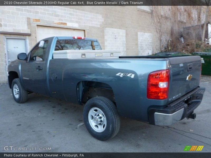 Blue Granite Metallic / Dark Titanium 2010 Chevrolet Silverado 2500HD Regular Cab 4x4