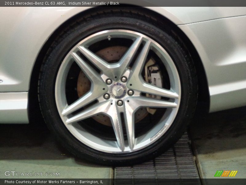 Iridium Silver Metallic / Black 2011 Mercedes-Benz CL 63 AMG