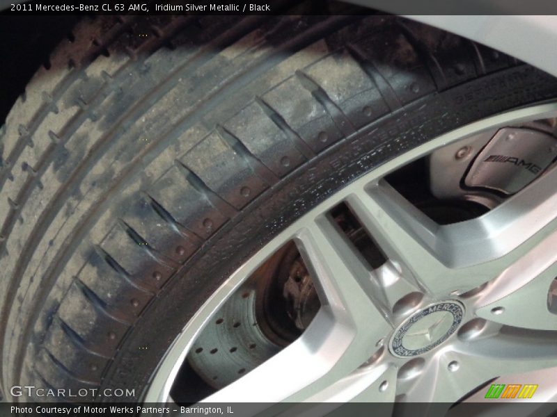 Iridium Silver Metallic / Black 2011 Mercedes-Benz CL 63 AMG