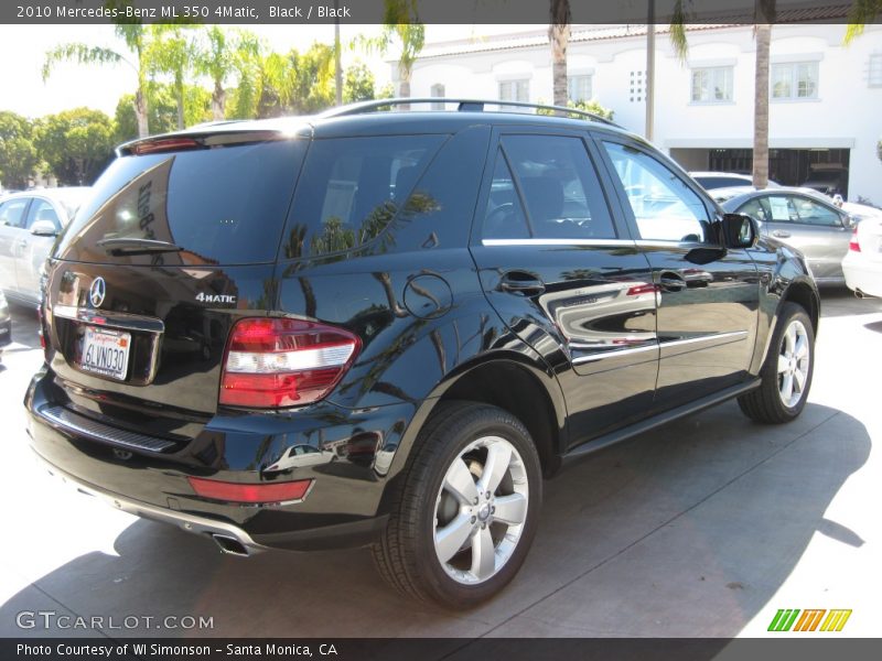 Black / Black 2010 Mercedes-Benz ML 350 4Matic