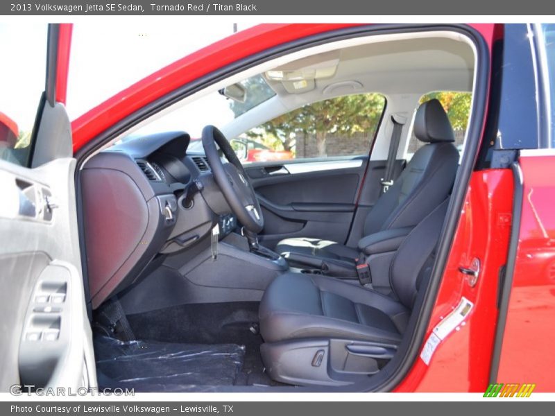 Tornado Red / Titan Black 2013 Volkswagen Jetta SE Sedan