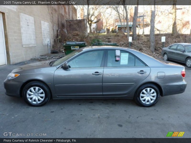 Phantom Gray Pearl / Gray 2005 Toyota Camry LE