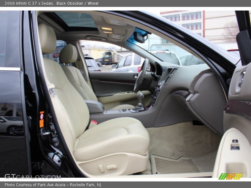 Black Obsidian / Wheat 2009 Infiniti G 37 x Sedan