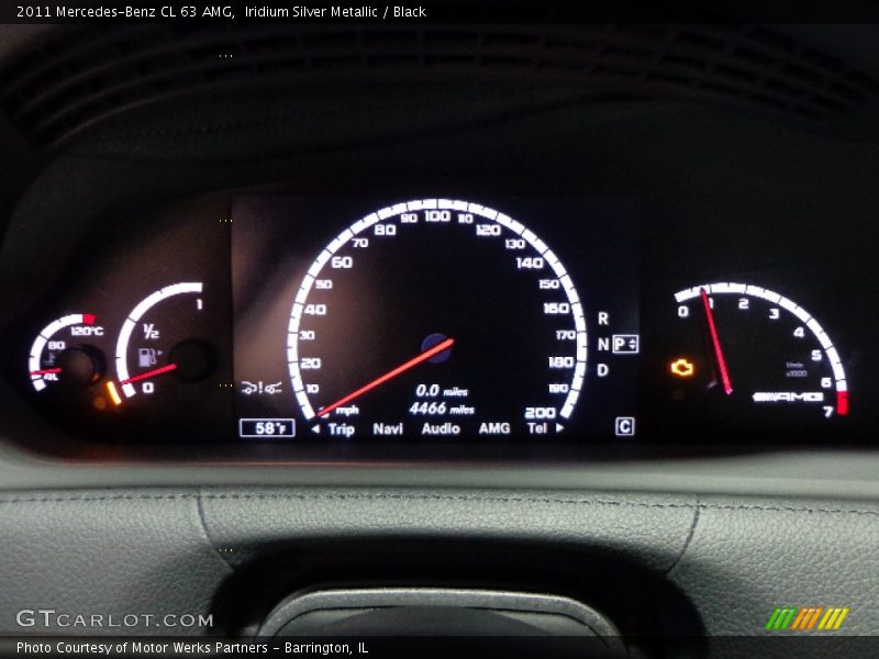  2011 CL 63 AMG 63 AMG Gauges