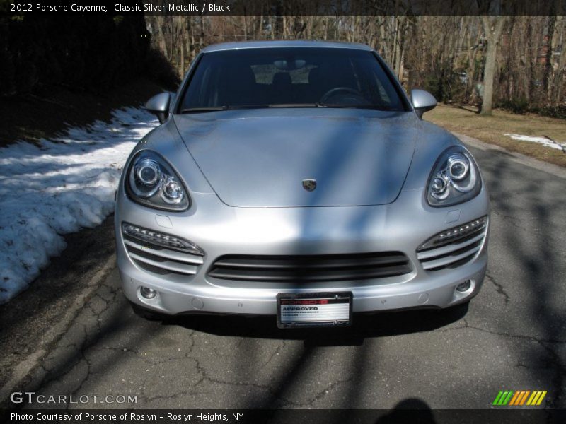 Classic Silver Metallic / Black 2012 Porsche Cayenne