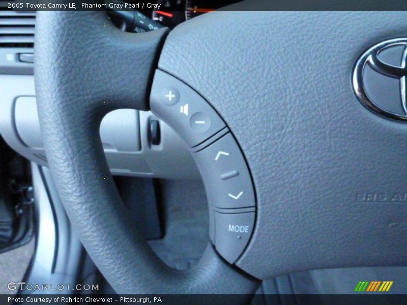 Phantom Gray Pearl / Gray 2005 Toyota Camry LE
