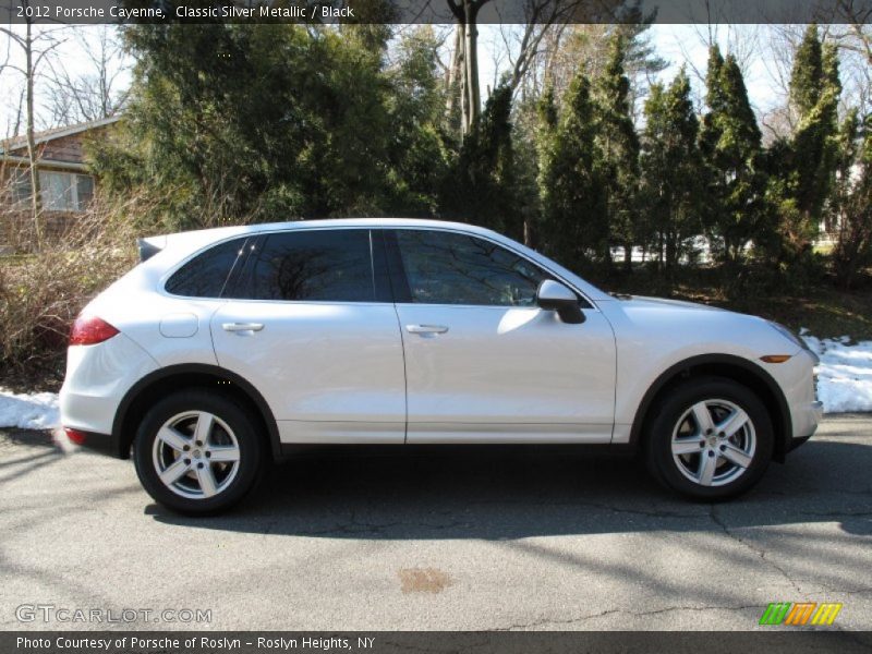 Classic Silver Metallic / Black 2012 Porsche Cayenne