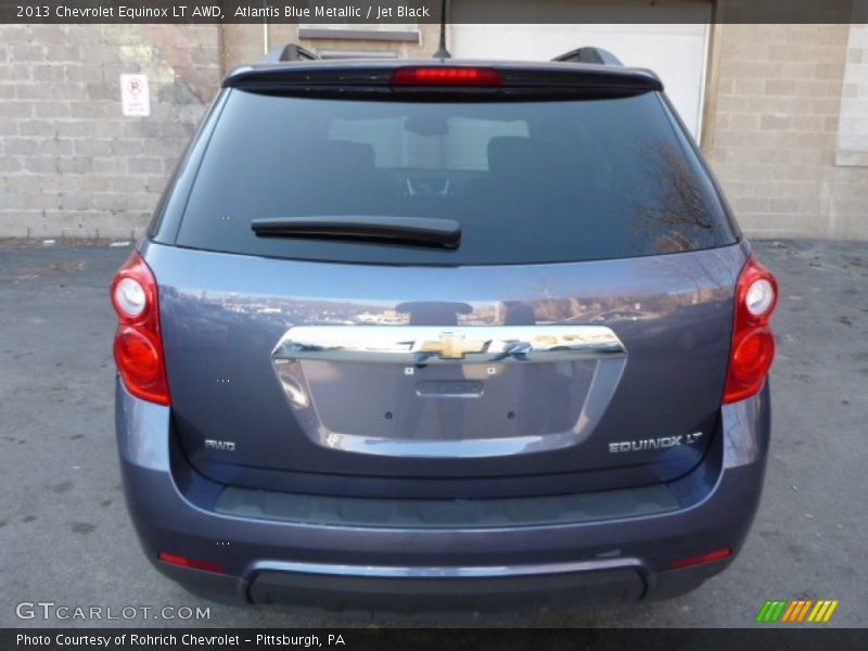 Atlantis Blue Metallic / Jet Black 2013 Chevrolet Equinox LT AWD