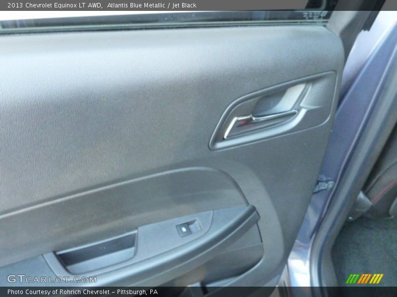 Atlantis Blue Metallic / Jet Black 2013 Chevrolet Equinox LT AWD