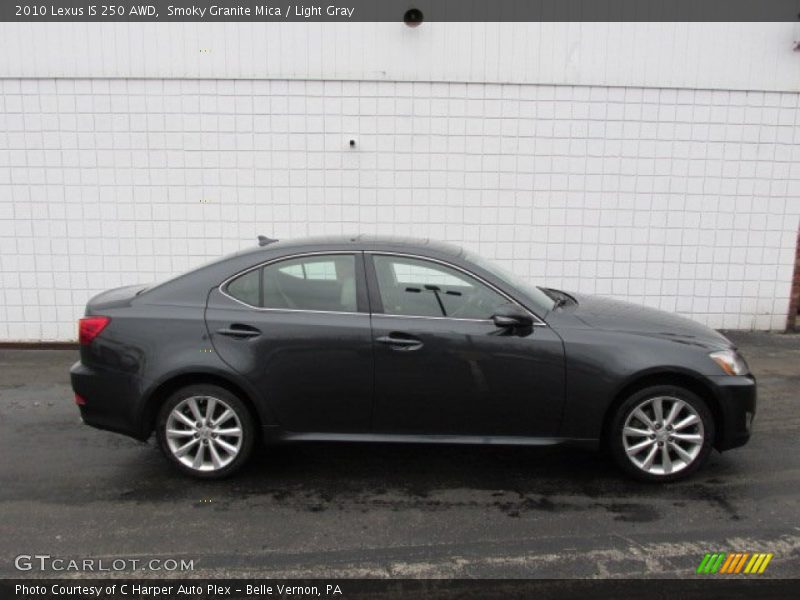 Smoky Granite Mica / Light Gray 2010 Lexus IS 250 AWD