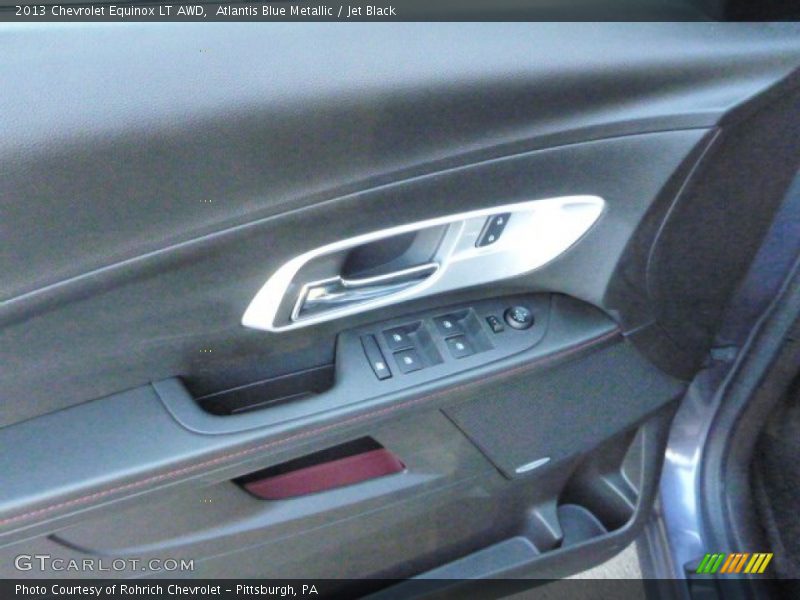 Atlantis Blue Metallic / Jet Black 2013 Chevrolet Equinox LT AWD