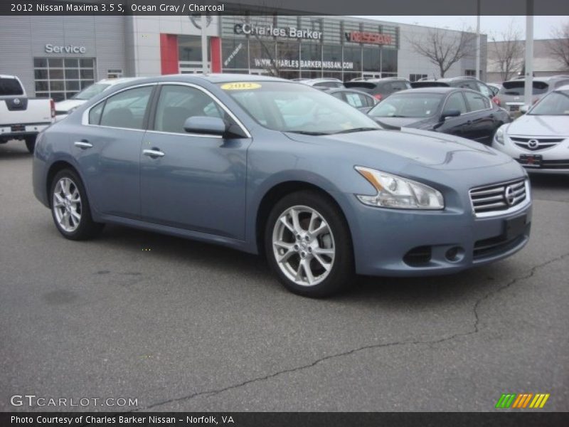 Ocean Gray / Charcoal 2012 Nissan Maxima 3.5 S