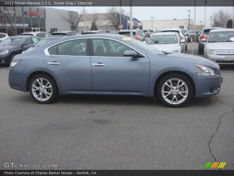 Ocean Gray / Charcoal 2012 Nissan Maxima 3.5 S