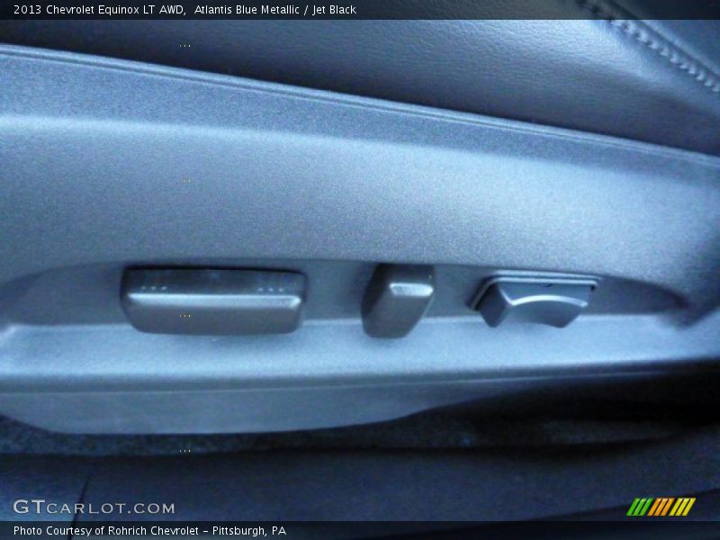 Atlantis Blue Metallic / Jet Black 2013 Chevrolet Equinox LT AWD