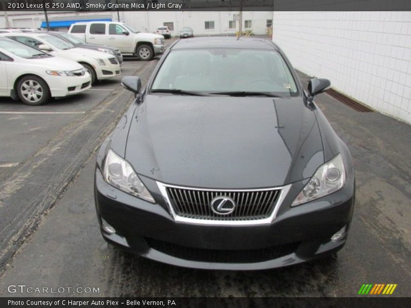 Smoky Granite Mica / Light Gray 2010 Lexus IS 250 AWD