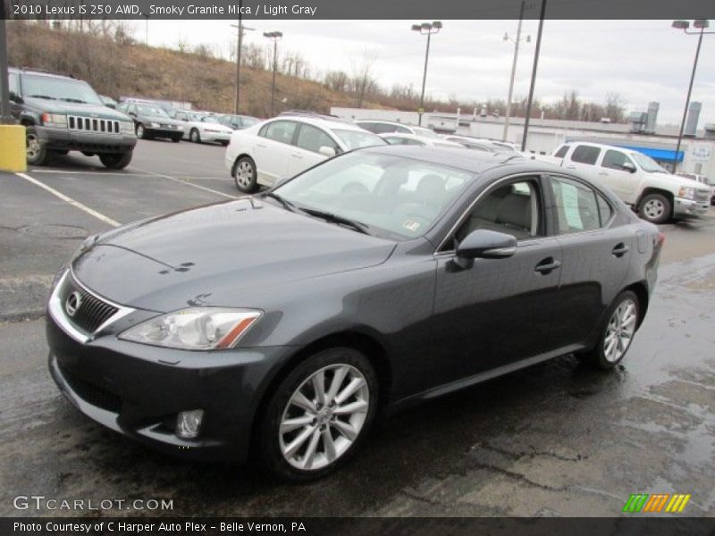Smoky Granite Mica / Light Gray 2010 Lexus IS 250 AWD