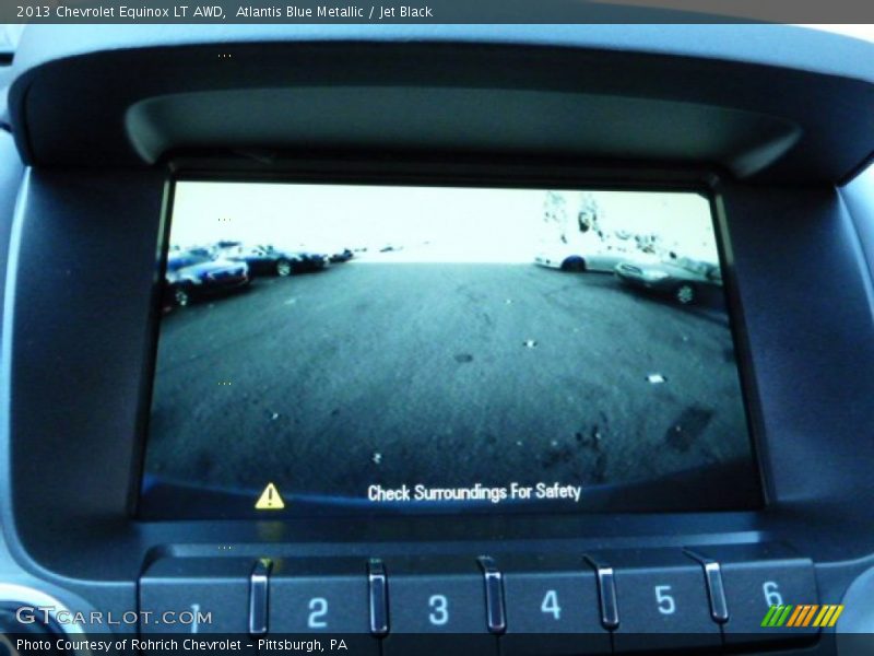 Atlantis Blue Metallic / Jet Black 2013 Chevrolet Equinox LT AWD