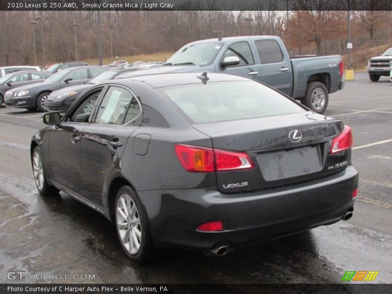 Smoky Granite Mica / Light Gray 2010 Lexus IS 250 AWD