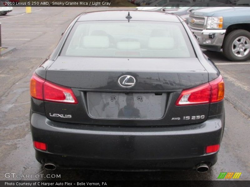 Smoky Granite Mica / Light Gray 2010 Lexus IS 250 AWD