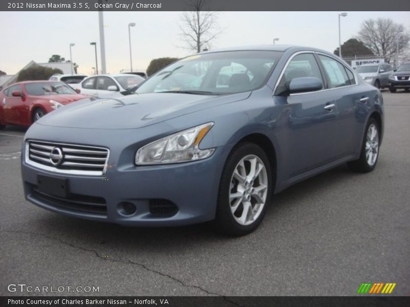 Ocean Gray / Charcoal 2012 Nissan Maxima 3.5 S