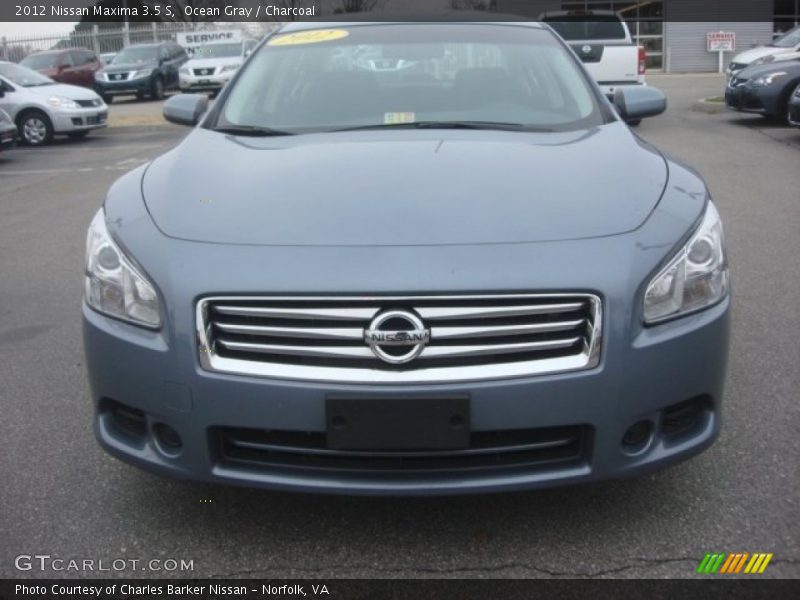 Ocean Gray / Charcoal 2012 Nissan Maxima 3.5 S