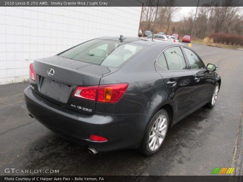 Smoky Granite Mica / Light Gray 2010 Lexus IS 250 AWD