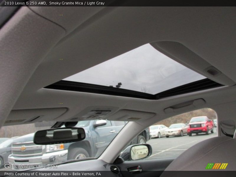 Smoky Granite Mica / Light Gray 2010 Lexus IS 250 AWD